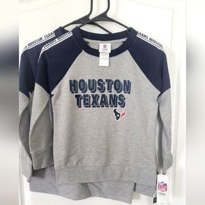 Houston Texans girls pullover NFL NWT Girls Med 7-8